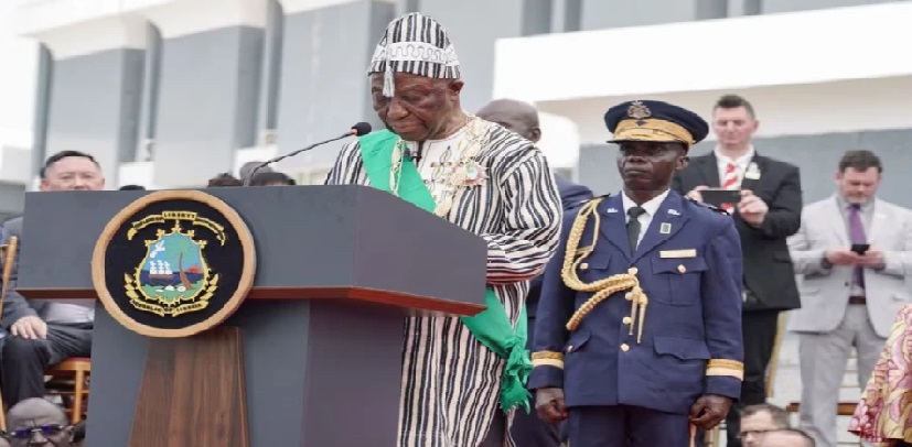 Liberia S New President Fails To End Inauguration Speech   10 21 