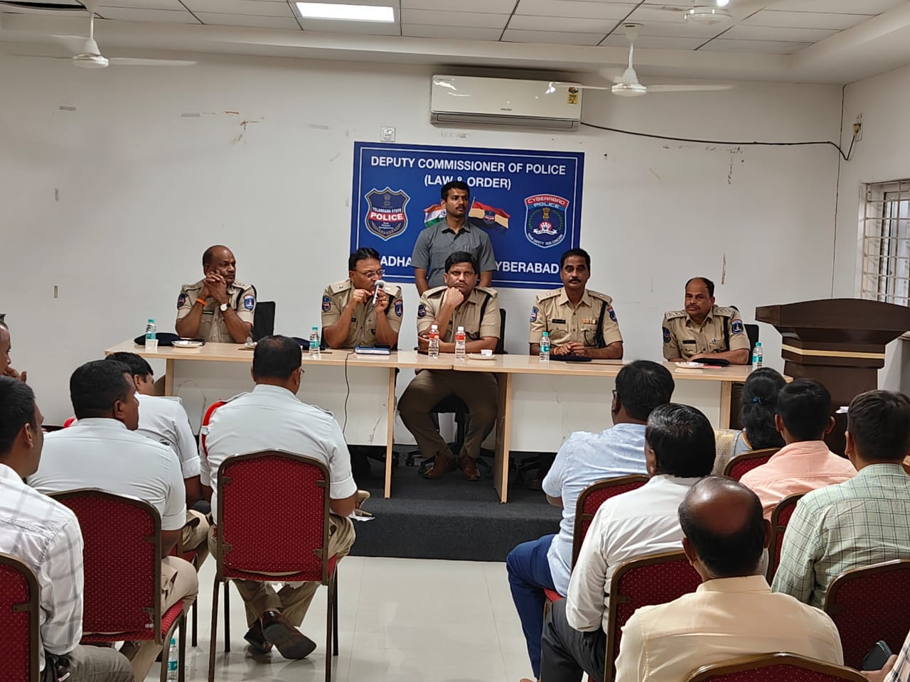 Cyberabad DCP Traffic holds awareness meeting with Schools & College ...